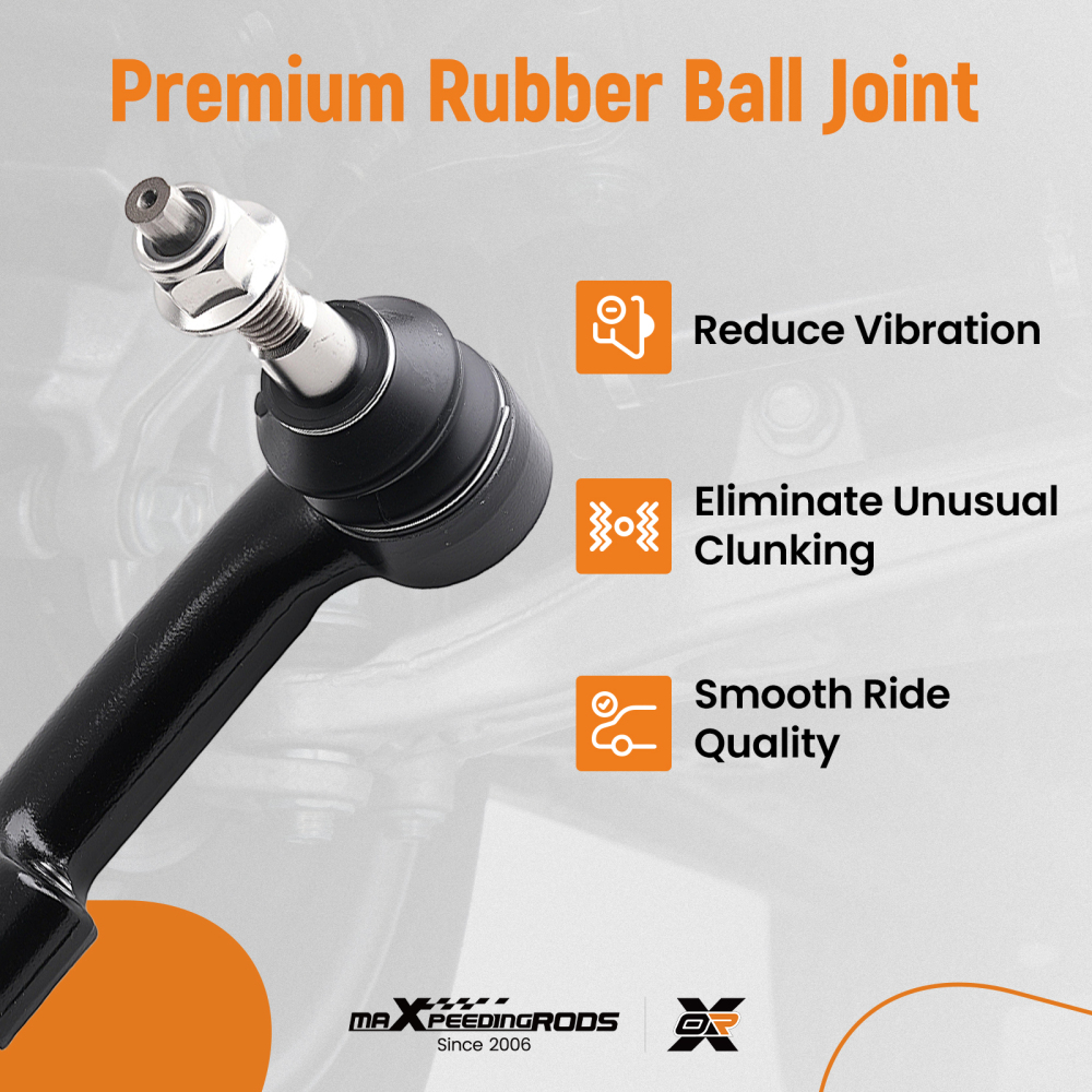 Front Outer RH Tie Rod End compatible for Lincoln Navigator 2007-2021 TO85042 Steel