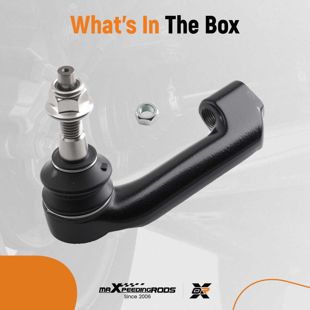 Front Outer RH Tie Rod End compatible for Lincoln Navigator 2007-2021 TO85042 Steel