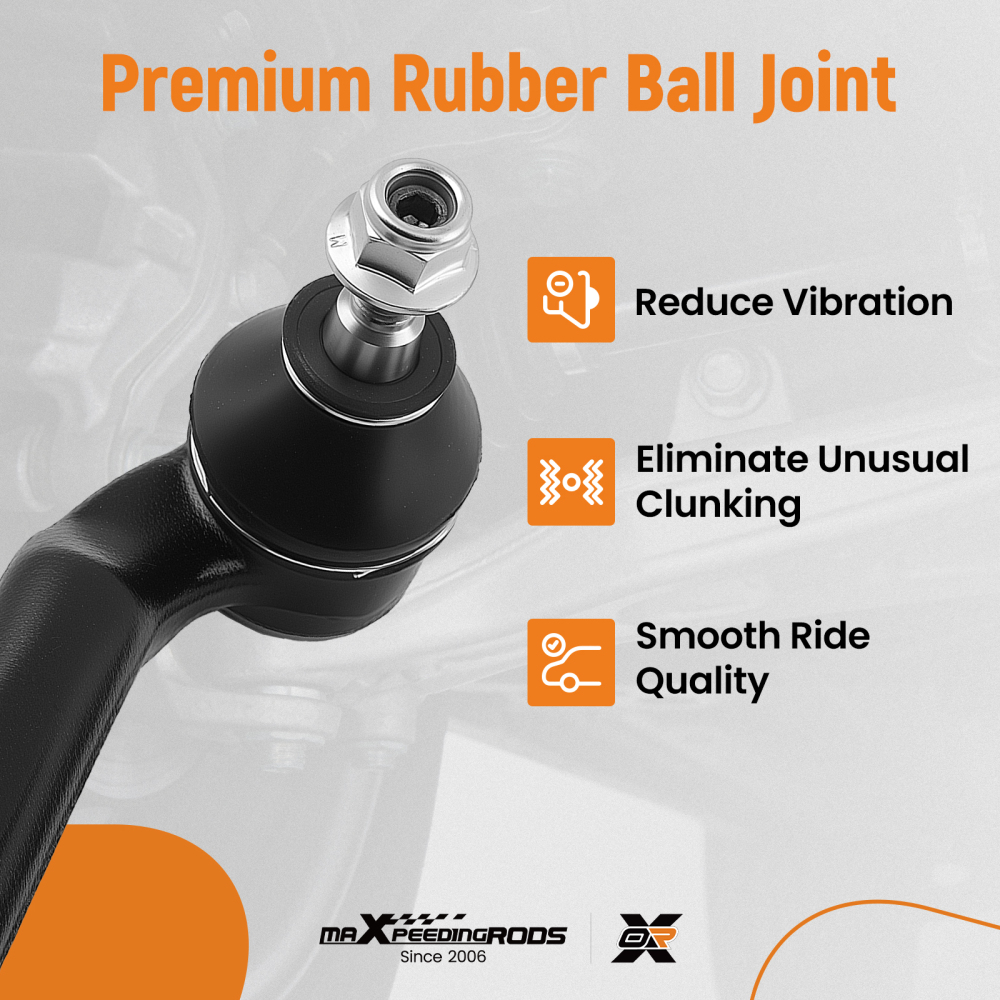 4Pc Front Tie Rod End compatible for Ford Focus Escape C-Max 2012-2018 Inner Outer Kit