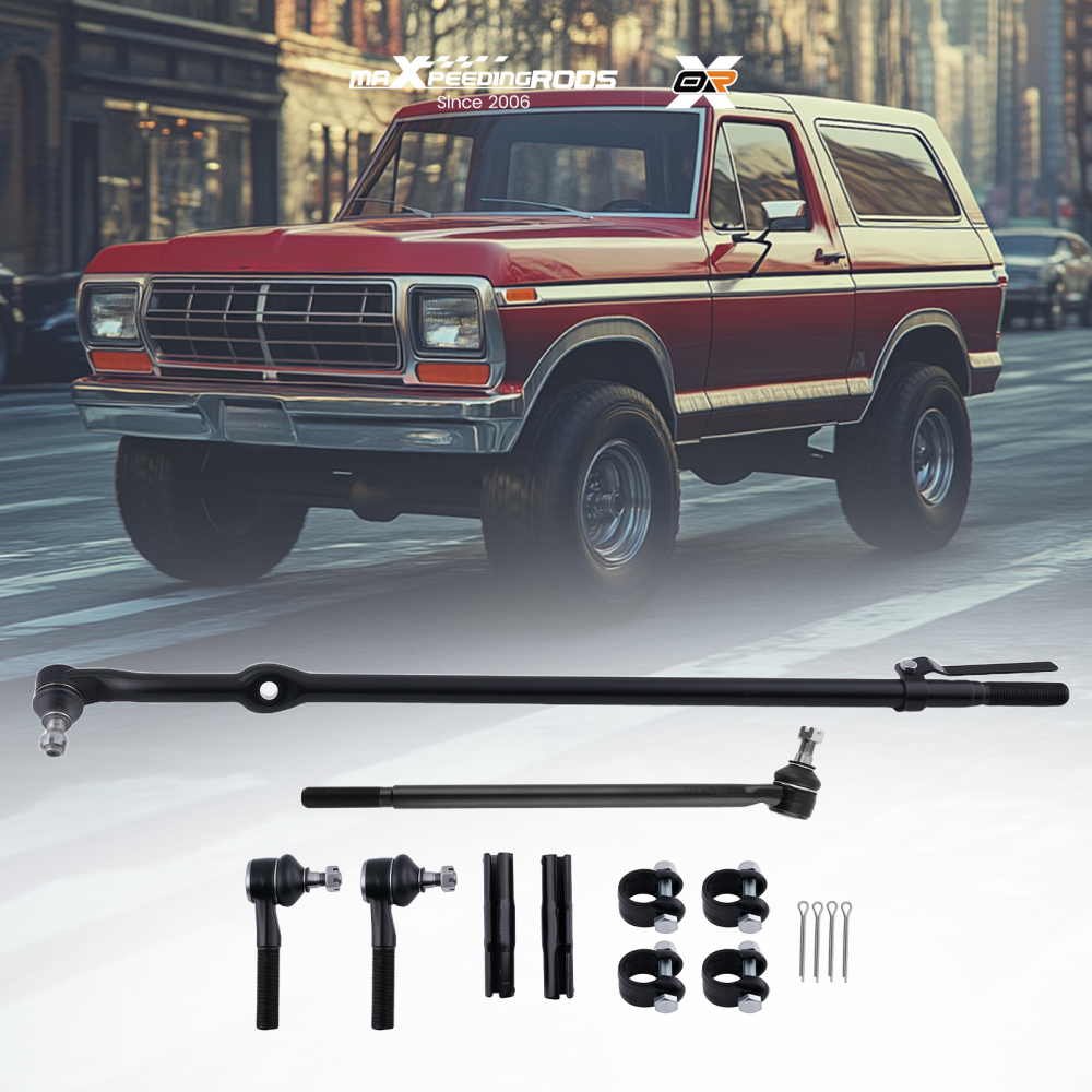 6x Tie Rod Adjusting Sleeve Center Link compatible for Ford Bronco F150 F250 F350 1980-1997