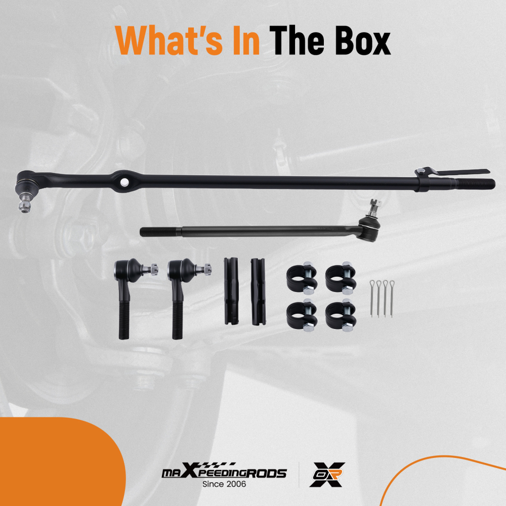 6x Tie Rod Adjusting Sleeve Center Link compatible for Ford Bronco F150 F250 F350 1980-1997