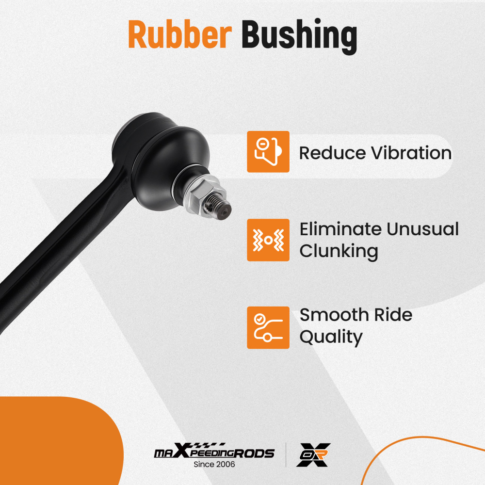 2x Front Outer Tie Rod Ends compatible for Honda Passport Pilot Ridgeline compatible for Acura MDX RHLH