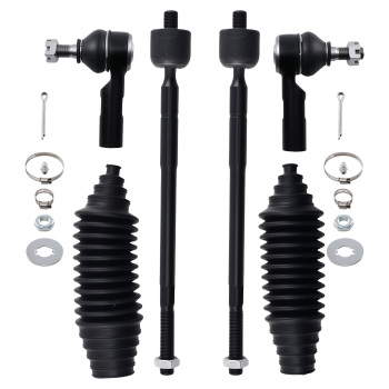 Complete Front InnerOuter Tie Rods Kit compatible for Geo Chevrolet Prizm compatible for Toyota Corolla