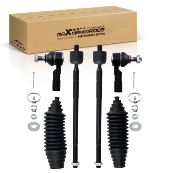 Complete Front InnerOuter Tie Rods Kit compatible for Geo Chevrolet Prizm compatible for Toyota Corolla