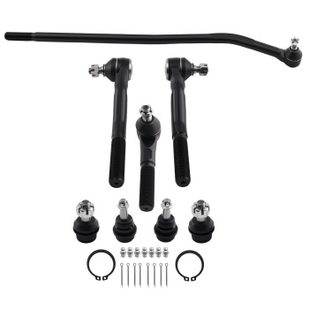 Front Inner Outer Tie Rod Ball Joint Suspension Kit compatible for Jeep Wrangler JK 2018