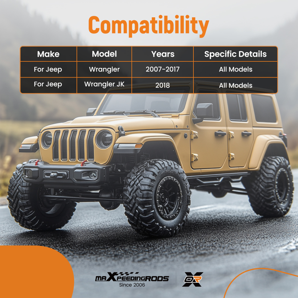 1x Front Lower Outer Right Tie Rod End For 2007 - 2018 compatible for Jeep Wrangler JK DS300043