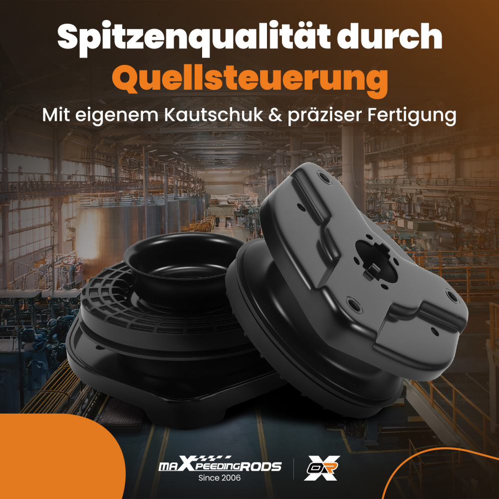 2x Cojinete De Suspensión Delantero compatible para Mercedes Clase C+E W204 A207 2043201273