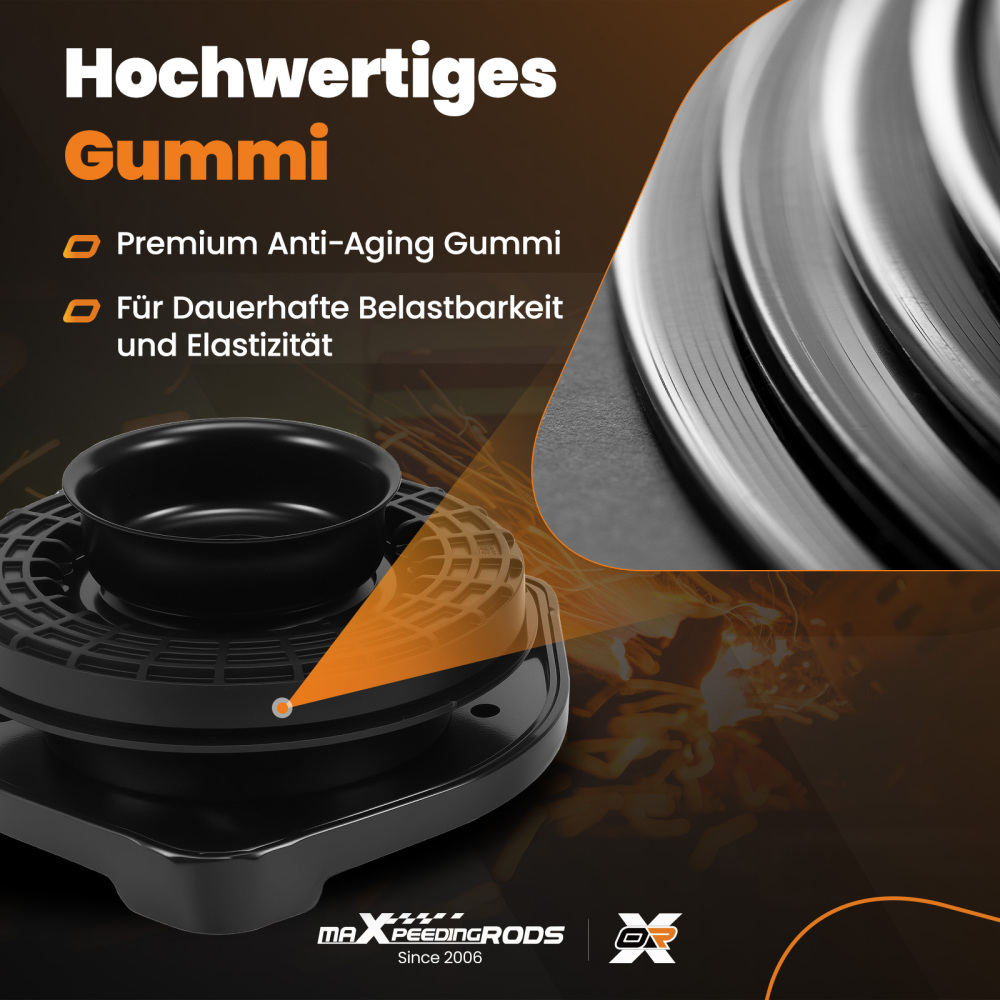 2x Cojinete De Suspensión Delantero compatible para Mercedes Clase C+E W204 A207 2043201273