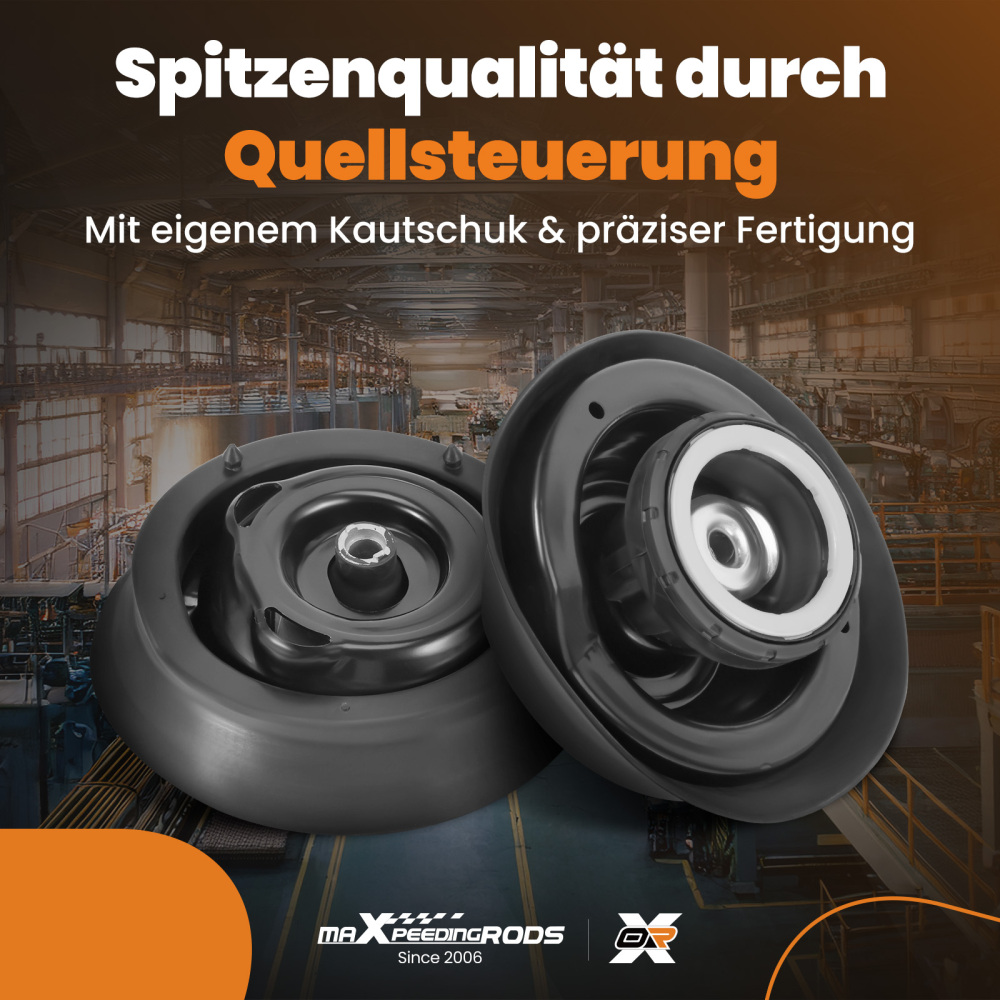 2x Cojinete Amortiguador Delantero compatible para Mercedes Clase CLC 2008-2011 2033200273