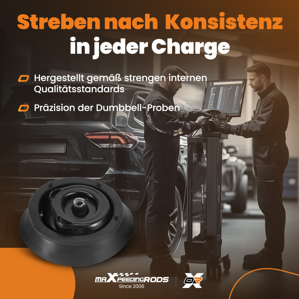 2x Cojinete Amortiguador Delantero compatible para Mercedes Clase CLC 2008-2011 2033200273