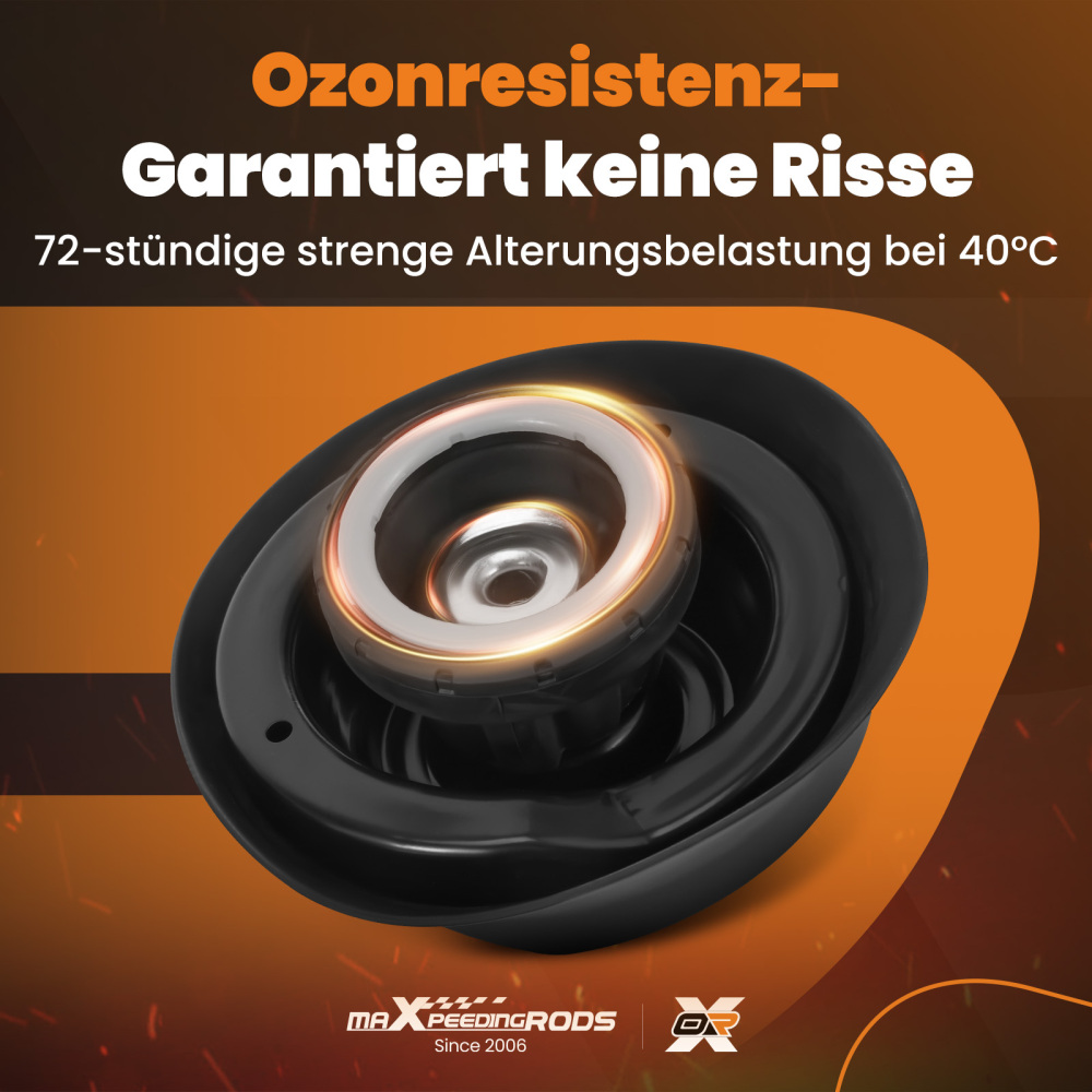 2x Cojinete Amortiguador Delantero compatible para Mercedes Clase CLC 2008-2011 2033200273