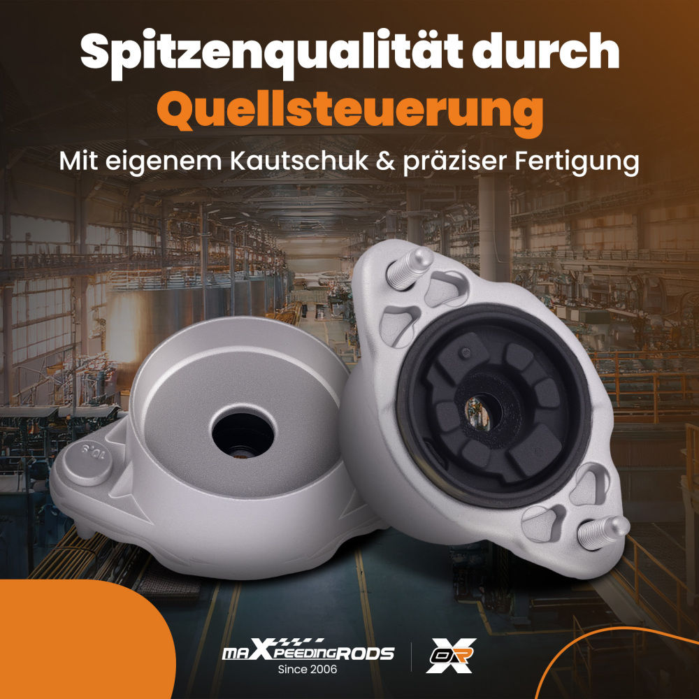 2x Cojinete Amortiguador Superior compatible para Mercedes-Benz C E GLK CLS 2007-2017