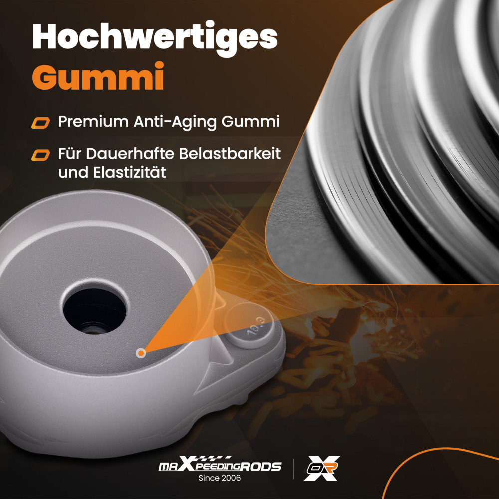 2x Cojinete Amortiguador Superior compatible para Mercedes-Benz C E GLK CLS 2007-2017