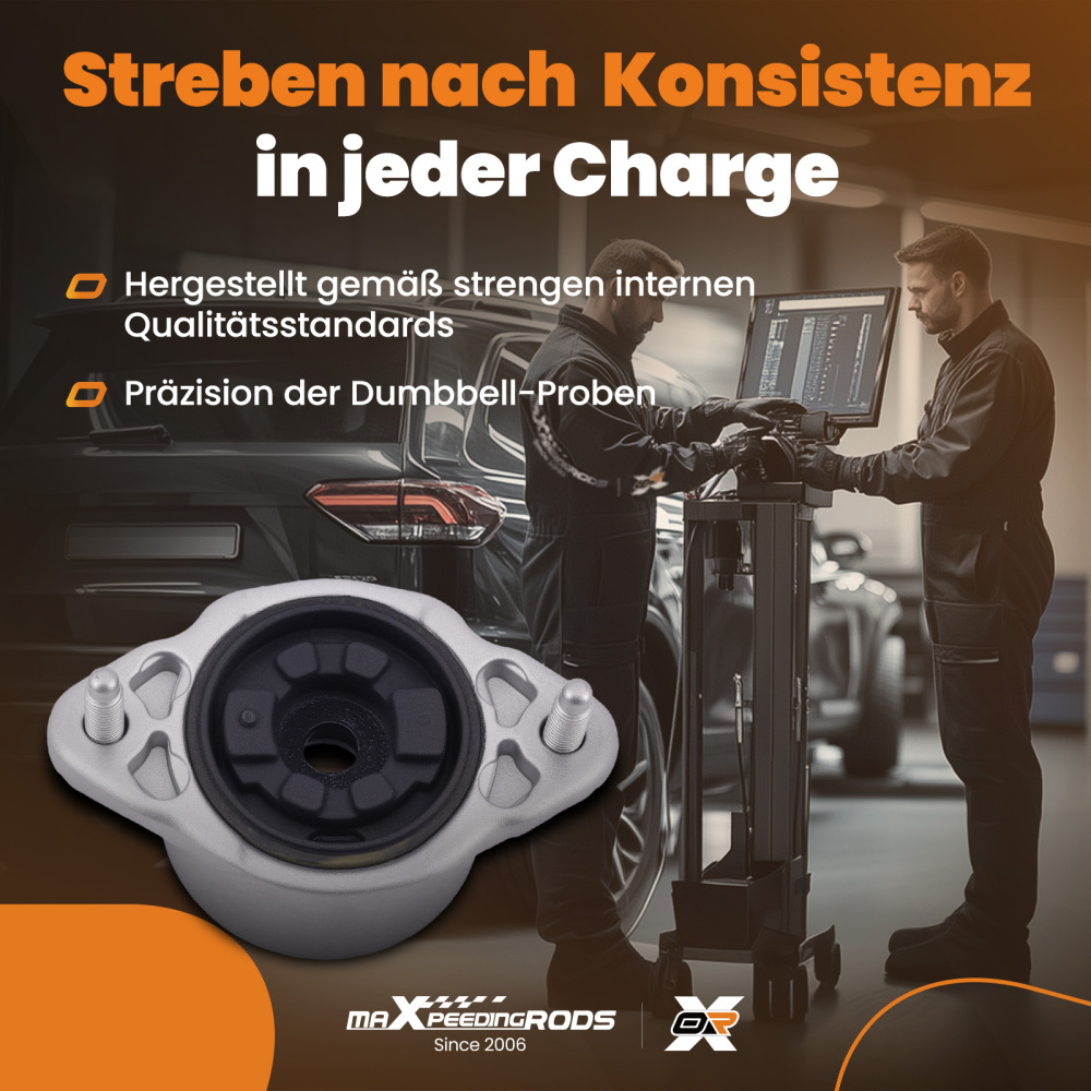 2x Cojinete Amortiguador Superior compatible para Mercedes-Benz C E GLK CLS 2007-2017