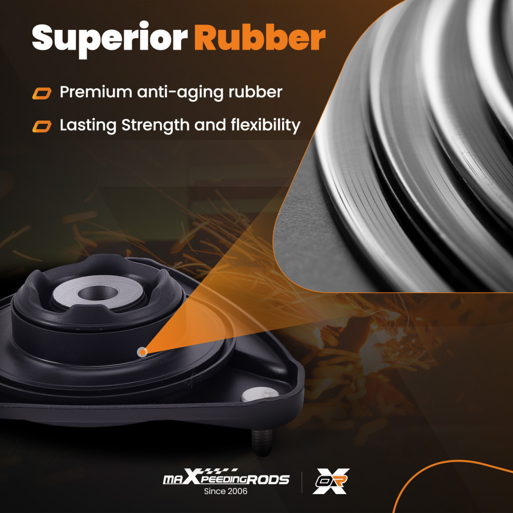 2x Montaje Amortiguador Delantero compatible para Porsche 911/Boxster 99634301804 Premium