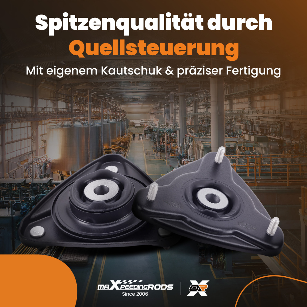 2x Montaje Amortiguador Delantero compatible para Porsche 911/Boxster 99634301804 Premium