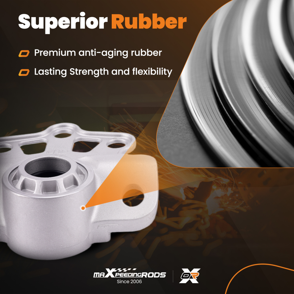 2x soportes traseros superiores compatible para Alfa Romeo Mito 2008-2018 compatible para Fiat Grande Punto