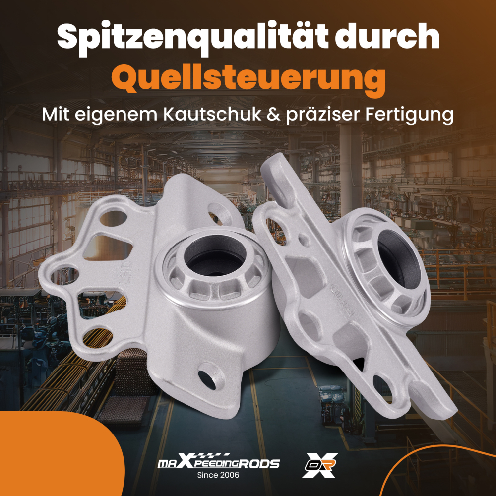 2x soportes traseros superiores compatible para Alfa Romeo Mito 2008-2018 compatible para Fiat Grande Punto