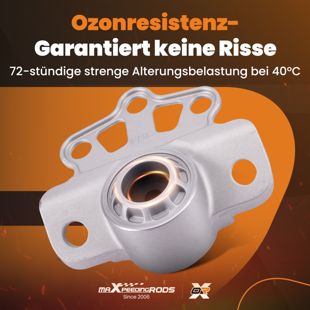 2x soportes traseros superiores compatible para Alfa Romeo Mito 2008-2018 compatible para Fiat Grande Punto