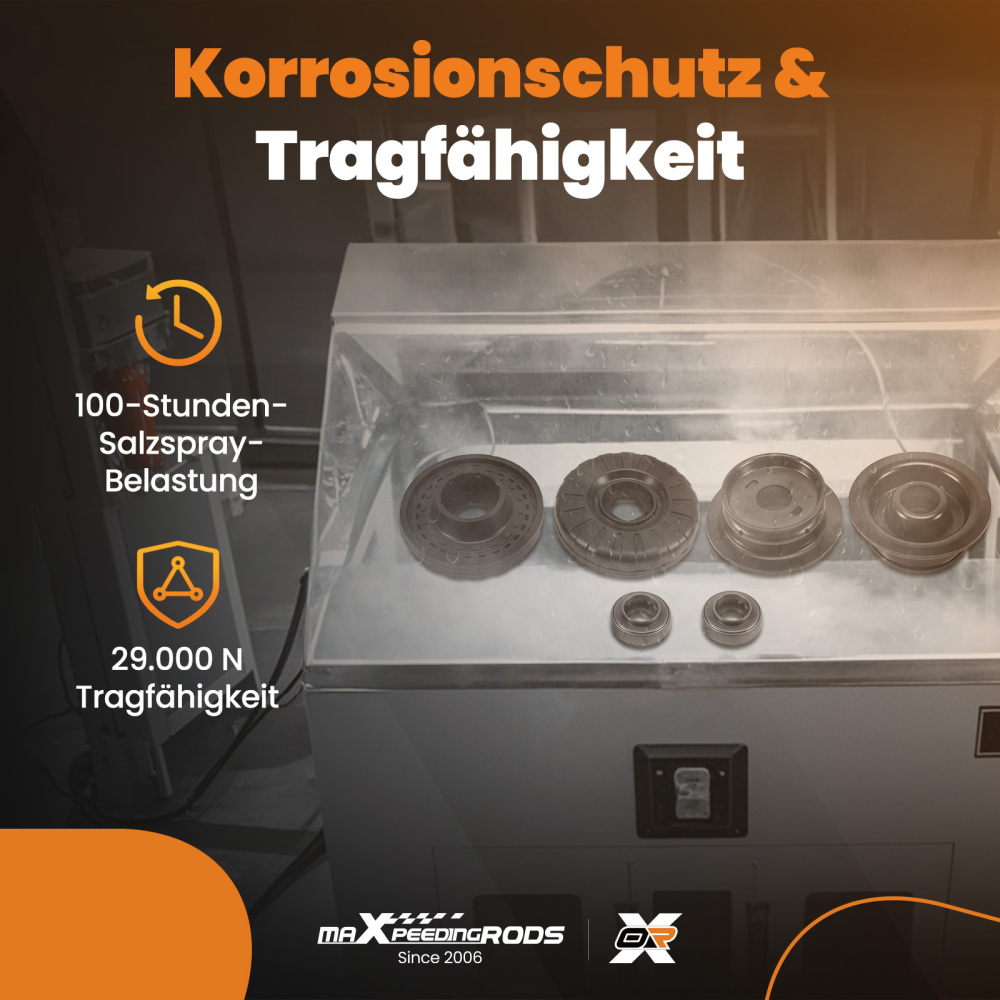 2x Cojinete De Cúpula Delantero compatible para Chevrolet Aveo Spark compatible para Opel Karl 2011-2025