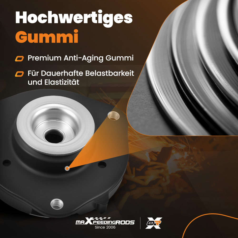 2x Cojinete De Suspensión Delantero compatible para Vw Golf 5 6 Passat Touran Tiguan Caddy