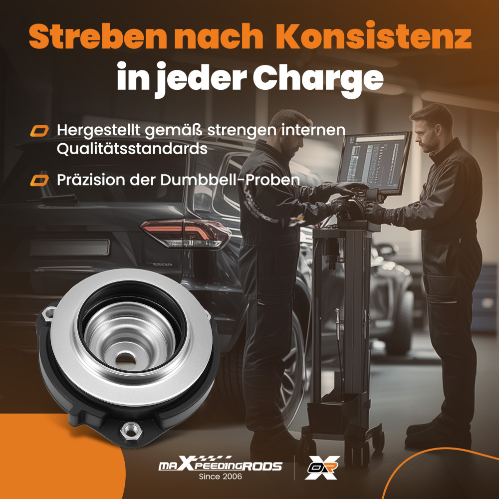 2x Cojinete De Suspensión Delantero compatible para Vw Golf 5 6 Passat Touran Tiguan Caddy