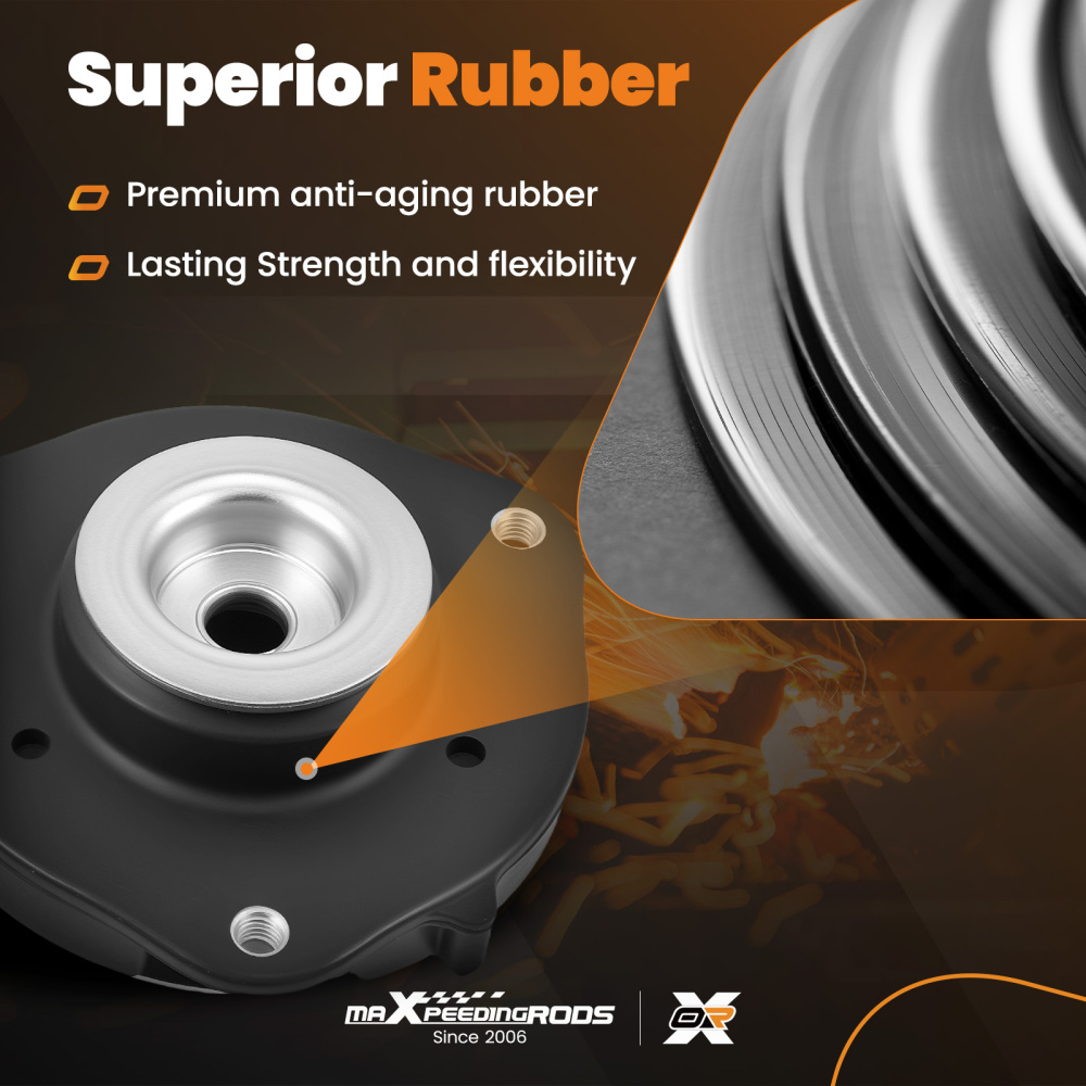 2x Cuscinetto Ammortizzatore Anteriore compatibile per Audi A3 compatibile per VW Golf 5 6 compatibile per Seat Leon compatibile per Skoda