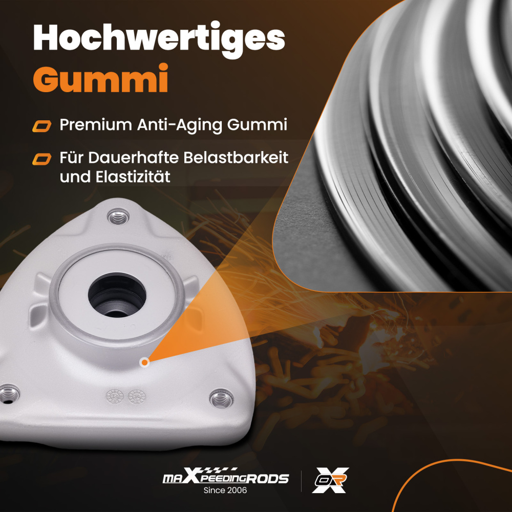 2x Cojinete Amortiguador Delantero compatible para Mercedes-Benz A/B/CLA/GLA 2011-2019