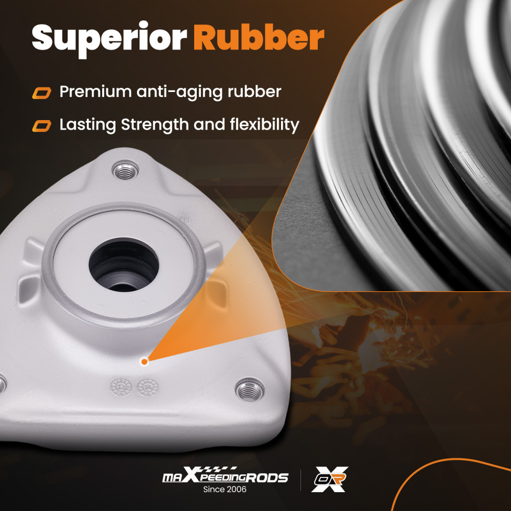 2x Cuscinetto Ammortizzatore Anteriore compatibile per MERCEDES-BENZ A B CLA GLA 802672