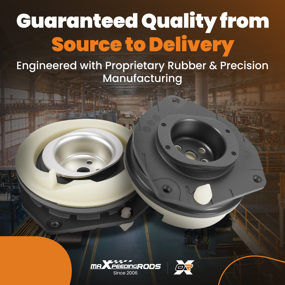 2x Cojinete Amortiguador Delantero compatible para Renault Scenic 2003-2011 7701207678