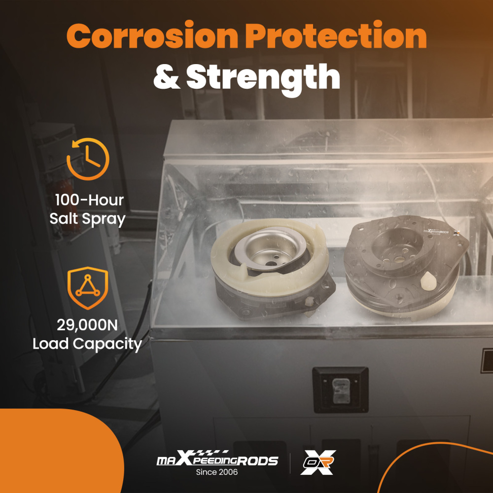 2x Cojinete Amortiguador Delantero compatible para Renault Scenic 2003-2011 7701207678