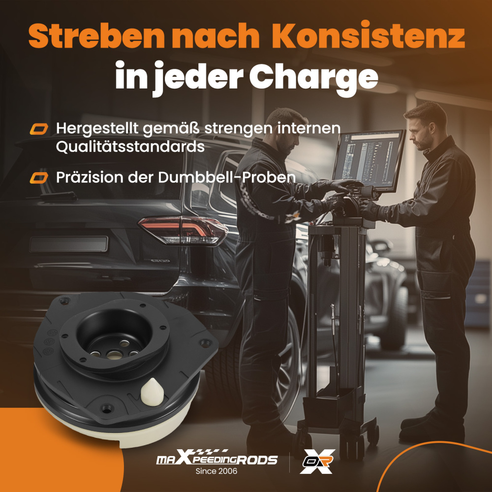 2x Cojinete Amortiguador Delantero compatible para Renault Scenic 2003-2011 7701207678