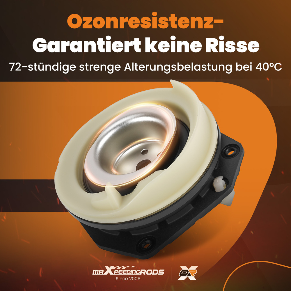 2x Cojinete Amortiguador Delantero compatible para Renault Scenic 2003-2011 7701207678