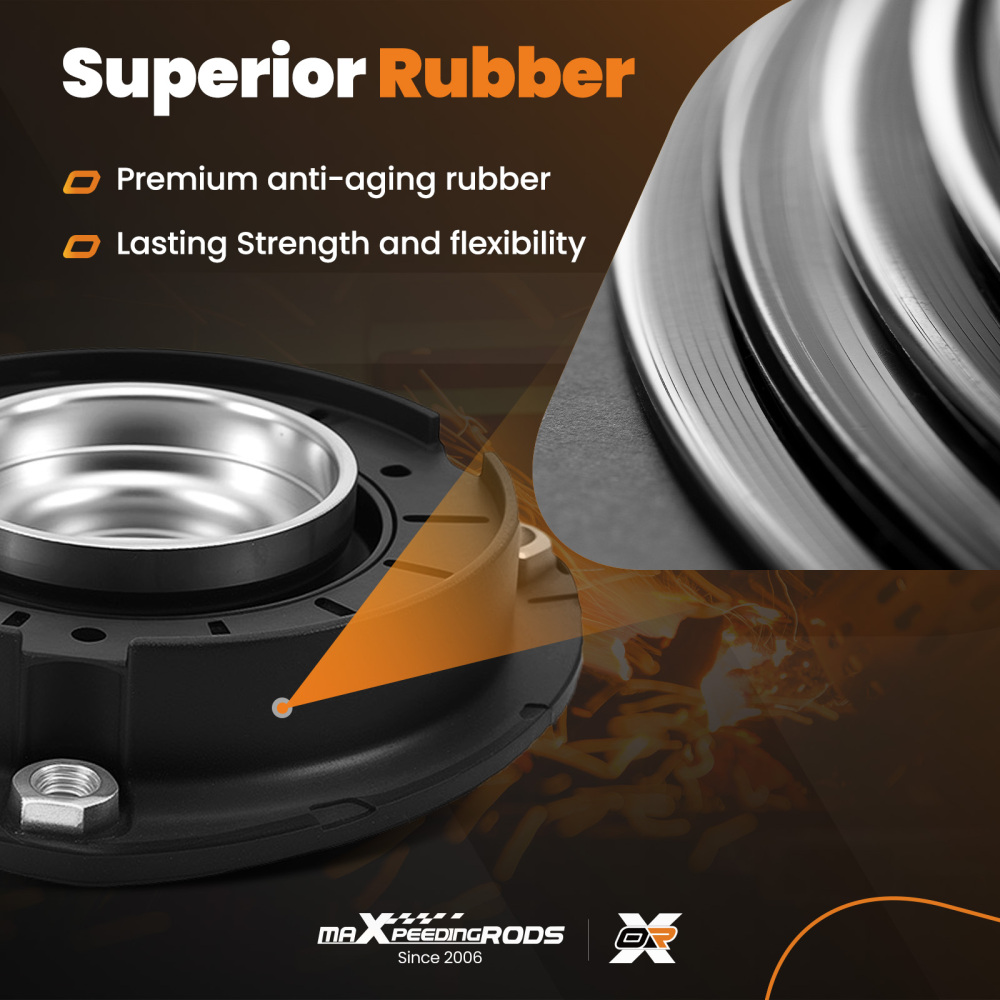 2x Cojinete Amortiguador Delantero compatible para Audi A3 compatible para Seat Leon 2012-2020 WHT005437