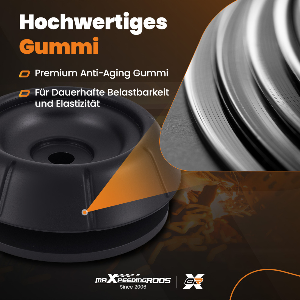 2x Cojinete De Cúpula + Rodamiento Delantero compatible para Opel Tigra Twin Top Vectra B