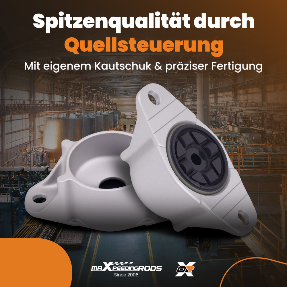 2x Cojinete De Soporte De Suspensión compatible para Ford C-Max DM2 Focus II compatible para Mazda 3 BK