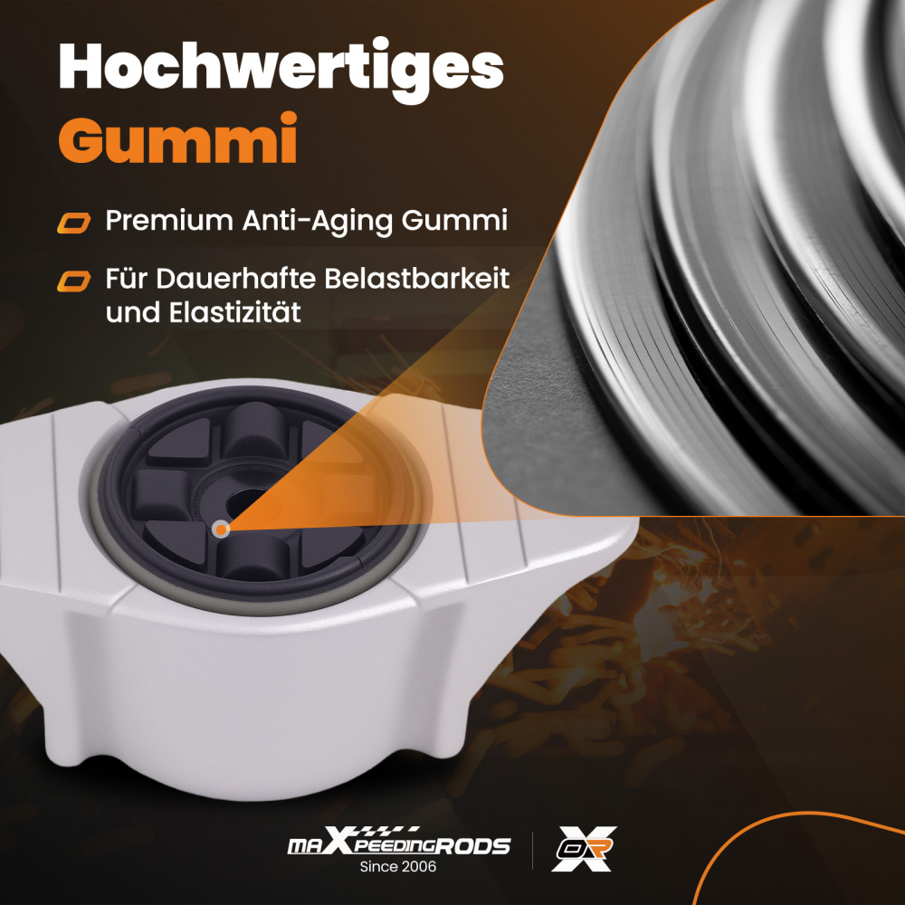 2x Cojinete De Soporte De Suspensión compatible para Ford C-Max DM2 Focus II compatible para Mazda 3 BK