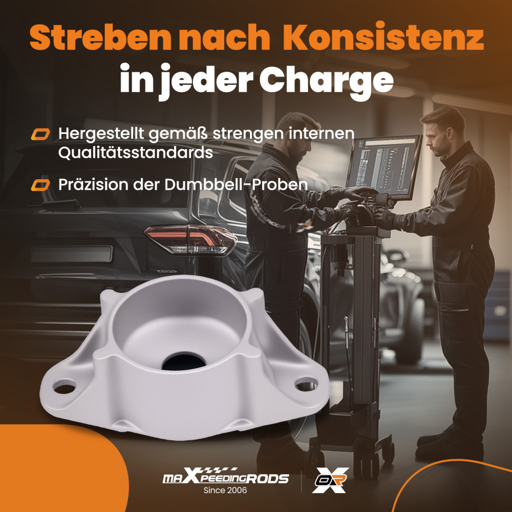 2x Cojinete De Soporte De Suspensión compatible para Ford C-Max DM2 Focus II compatible para Mazda 3 BK