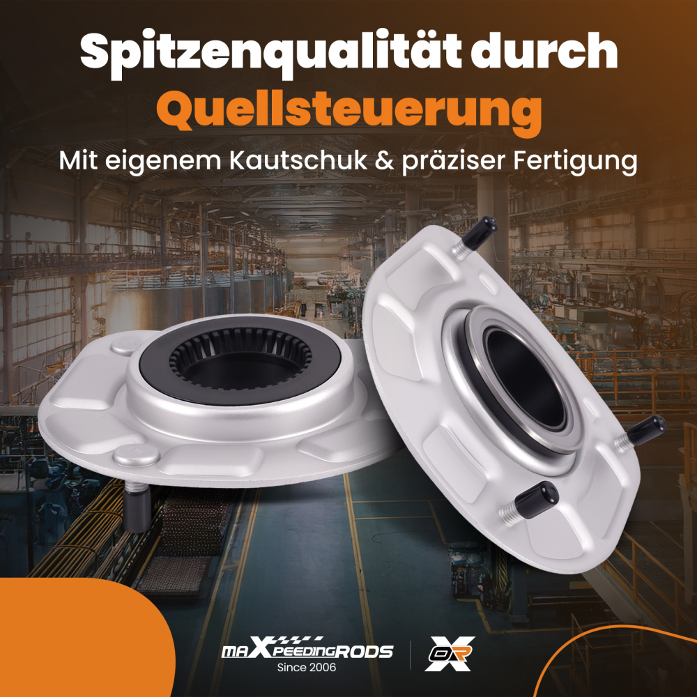 2x Cojinete Amortiguador Delantero compatible para Volvo S60/V70 2000-2010 30714968 8634457