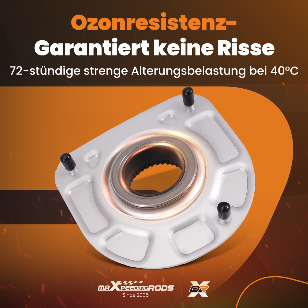 2x Cojinete Amortiguador Delantero compatible para Volvo S60/V70 2000-2010 30714968 8634457