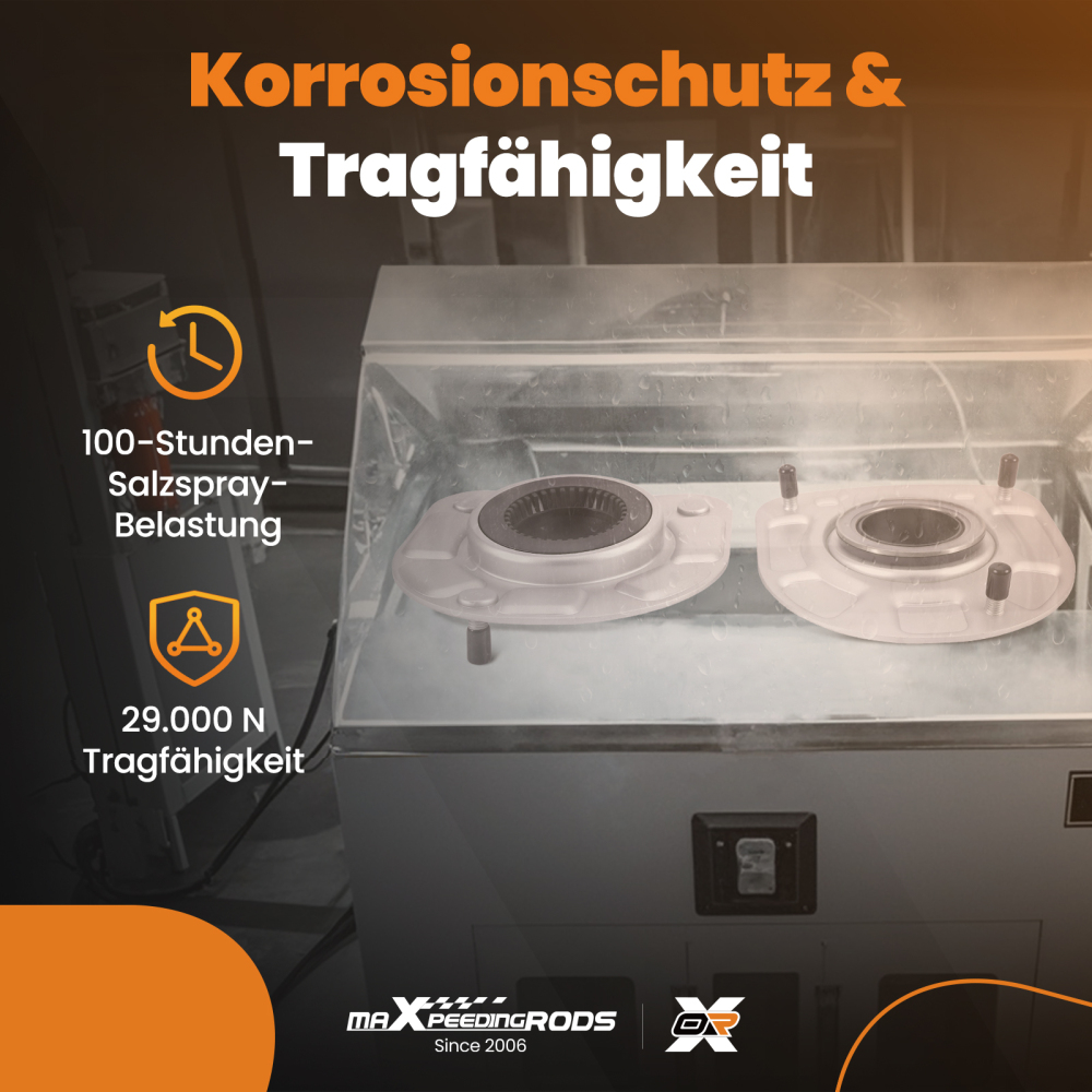 2x Cojinete Amortiguador Delantero compatible para Volvo S60/V70 2000-2010 30714968 8634457