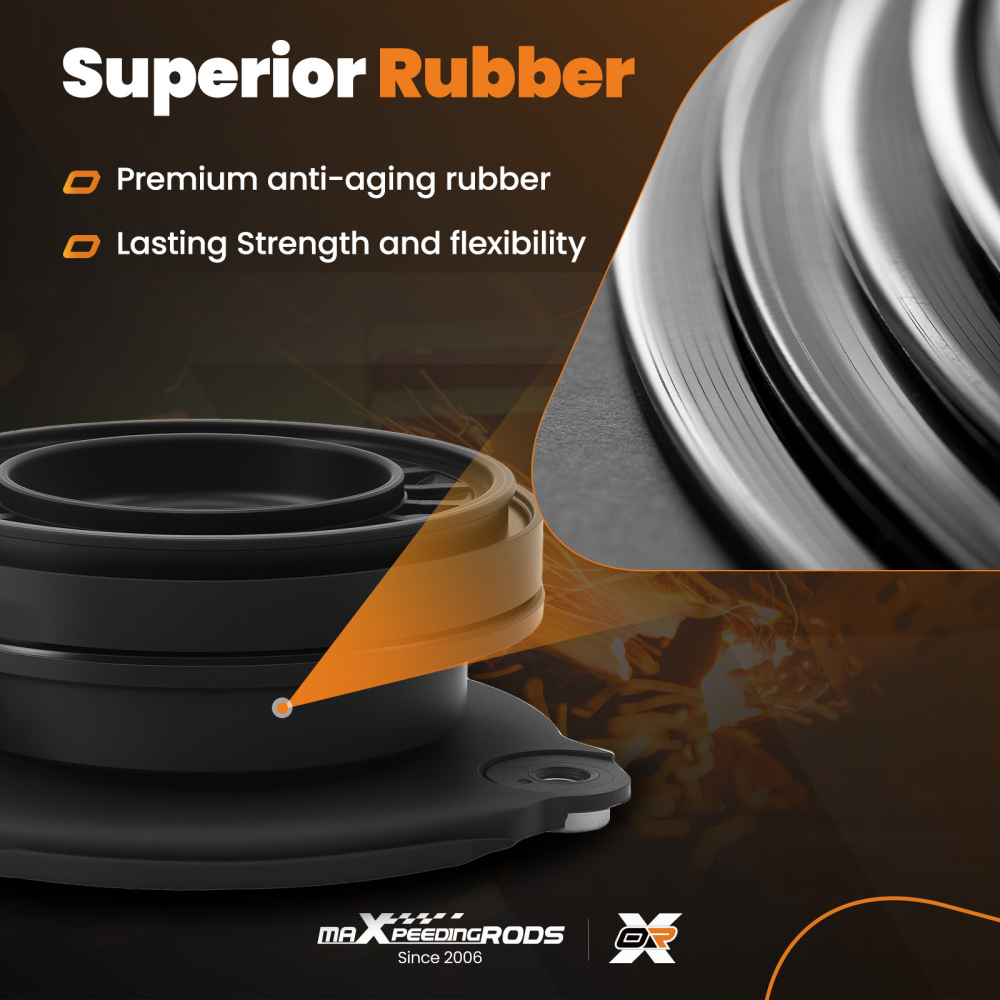 2x Cojinete Amortiguador compatible para FIAT 500X/Compatible para JEEP COMPASS 52017224 52042666