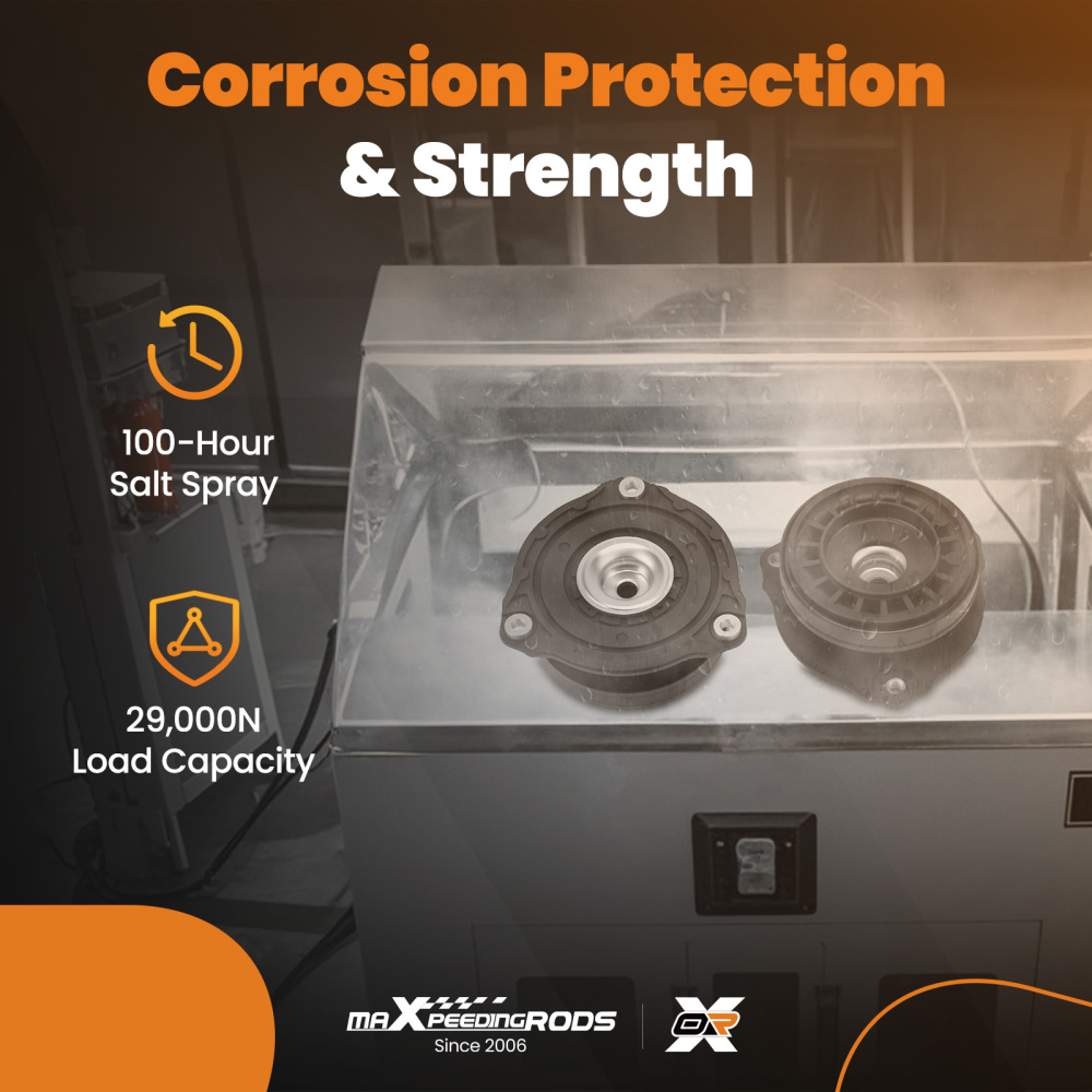 2x Cojinete Amortiguador compatible para FIAT 500X/Compatible para JEEP COMPASS 52017224 52042666