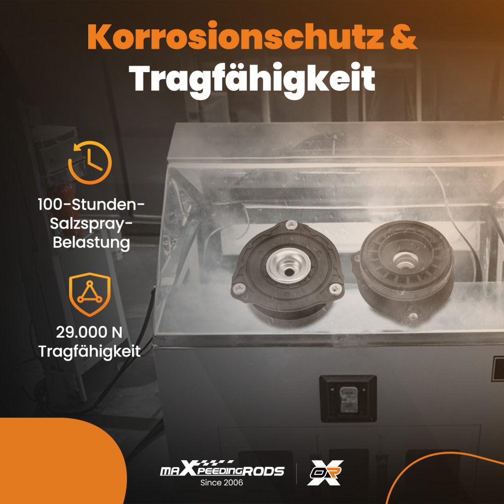 2x Cojinete Amortiguador compatible para FIAT 500X/Compatible para JEEP COMPASS 52017224 52042666