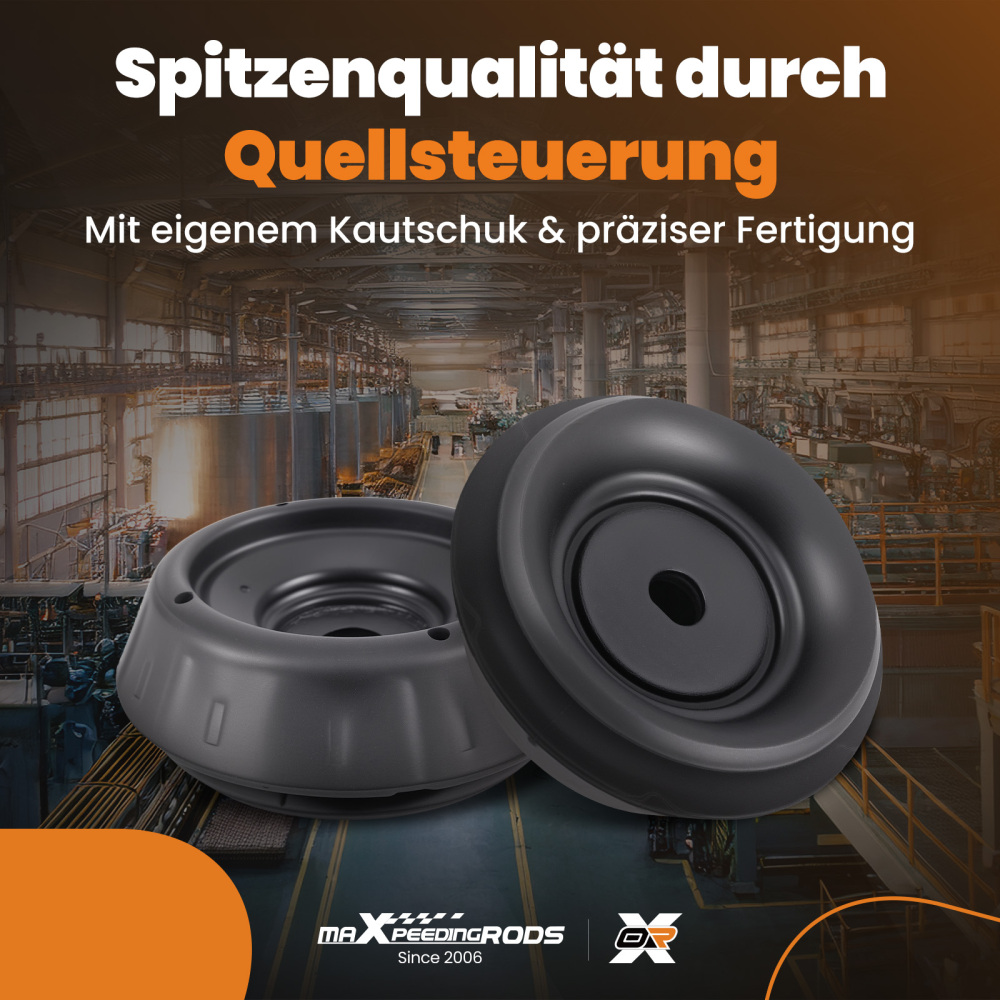 2x Amortiguador Montaje Superior compatible para KIA Rio Venga 2010-2019 54611-1J000