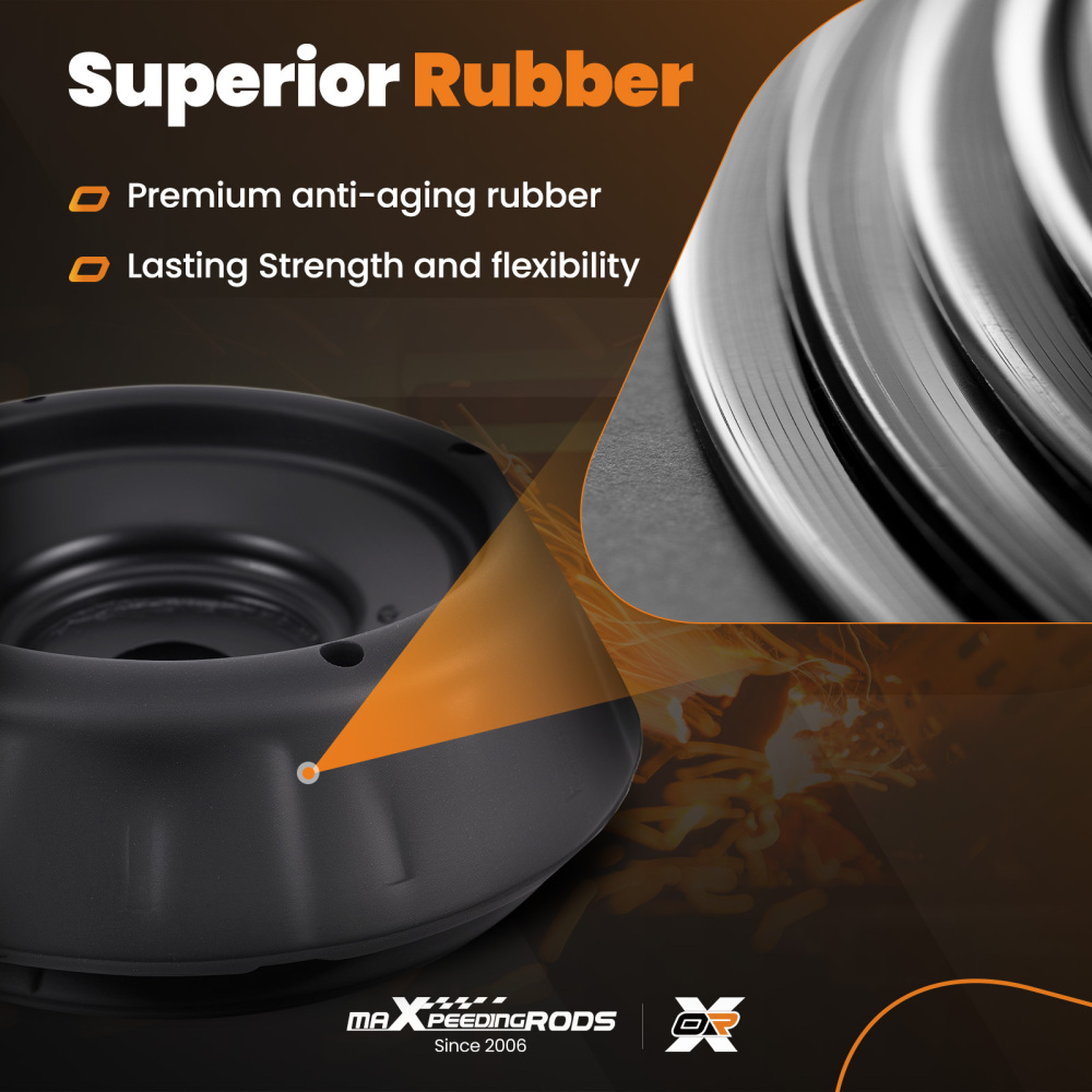 2x Cuscinetto Ammortizzatore Anteriore compatibile per Hyundai iX20 2010-2019 54611-1P000