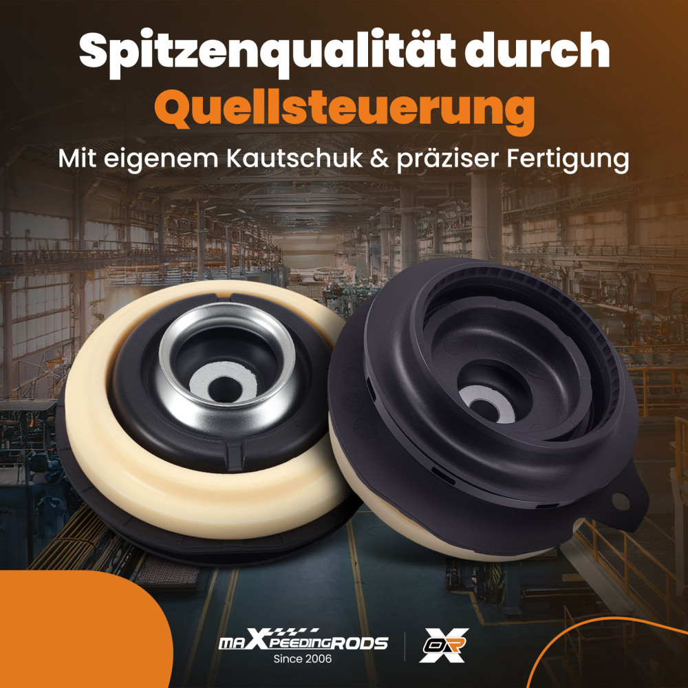 2x Cojinete Amortiguador compatible para Alfa Romeo Giulietta 2010-2020 51805868 50520155