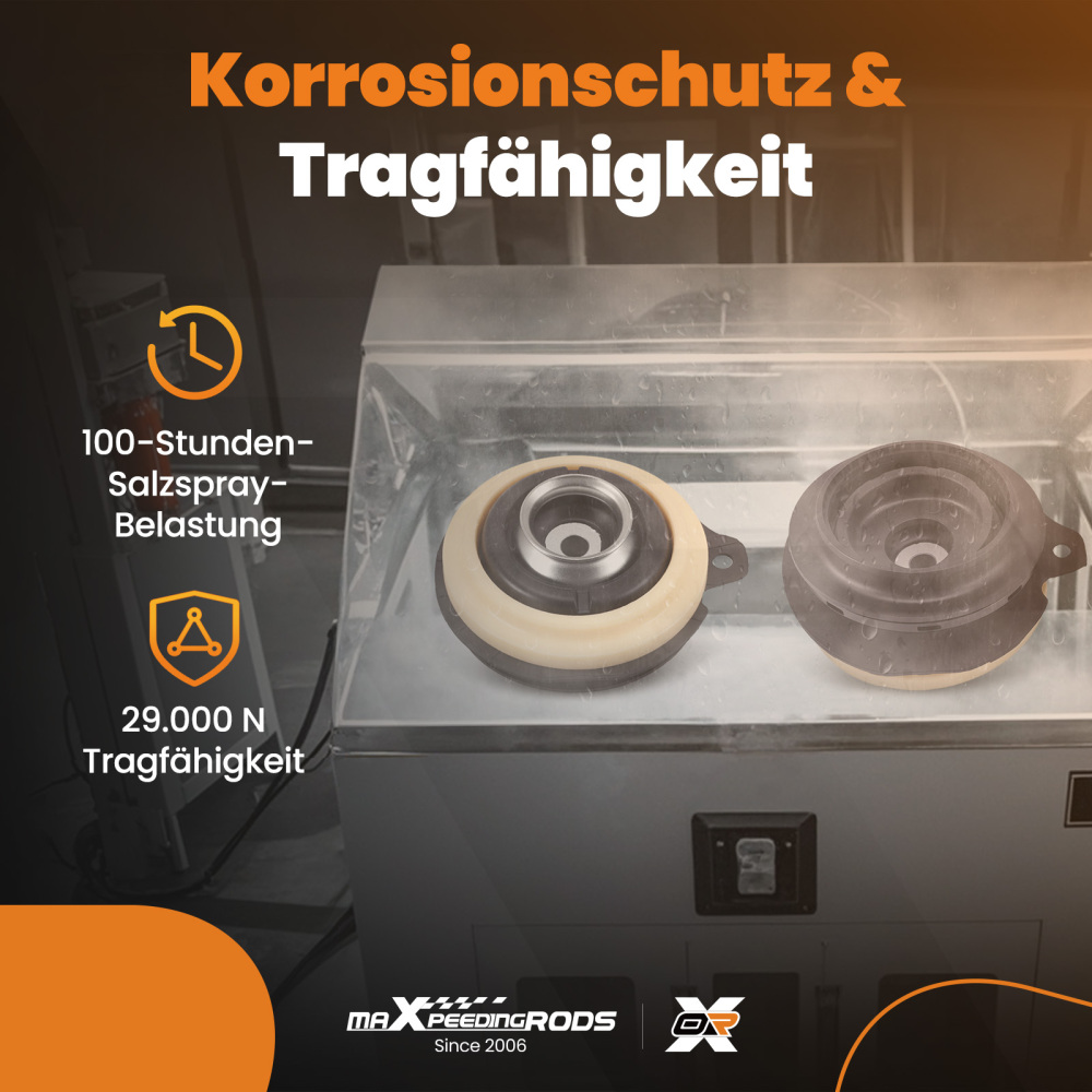 2x Cojinete Amortiguador compatible para Alfa Romeo Giulietta 2010-2020 51805868 50520155