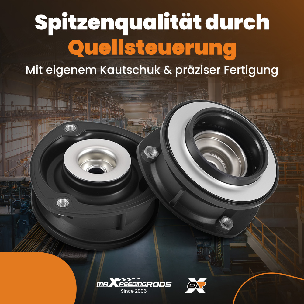 2x Cojinete Amortiguador Delantero compatible para Seat Leon Altea Toledo 2005-2015 398201