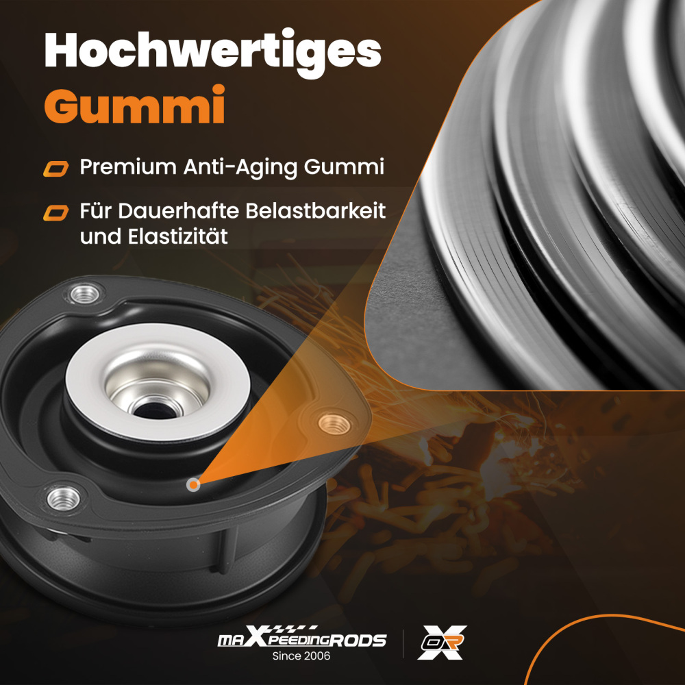 2x Cojinete Amortiguador Delantero compatible para Seat Leon Altea Toledo 2005-2015 398201